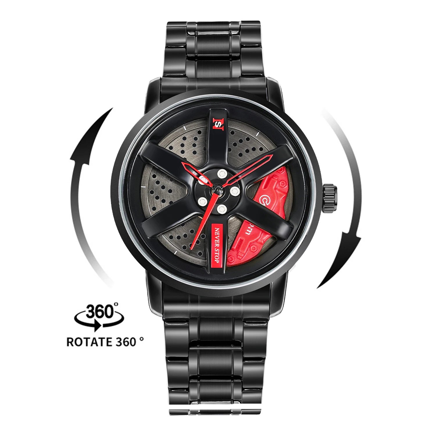 2025 NIBOSI Watches for Men Men Watch Quartz Watch Men Fashion Spinning Supar Car Wheel Watches for Men Relogio Masculino