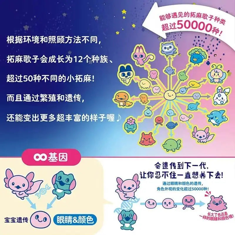 Tamagotchi Paradise Interactive Wi-Fi Electronic Pet Virtual Toy for Children - Fun Educational Gaming Experience