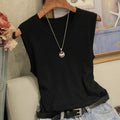 2026 Summer New Fashion Knitted Vests O-neck Sleeveless Casual Thin Tops Sleeveless Blouse Women Shirt