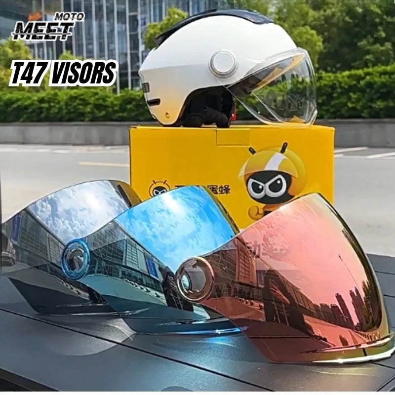 For Bibee TK47 Electric Motorcycle Helmet Accessories: High-Definition Visors, Breathable Linings Accesorios Para Moto