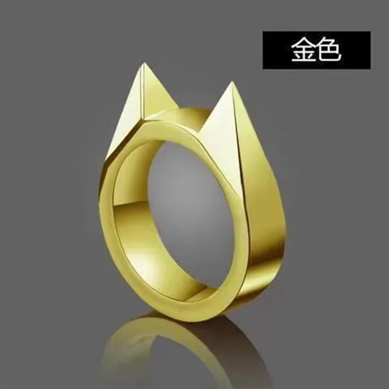 Self-defense Stainless Steel Rings Punk Style Men's And Women's Thorn Jewelry Joyas Para Hombres y Mujeres