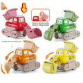 Interactive Construction Playsets: Miniature Excavator Toys for Children's Cognitive Development