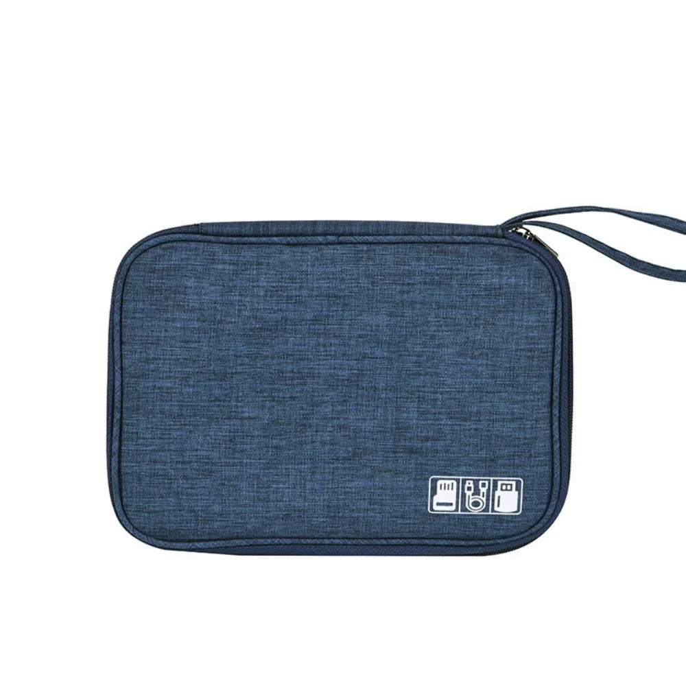 USB Charger Data Cable Storage Bags System Kit Case Cable Phone Earphone Wire Pen Power Bank Electronics Storage Bag Accessories