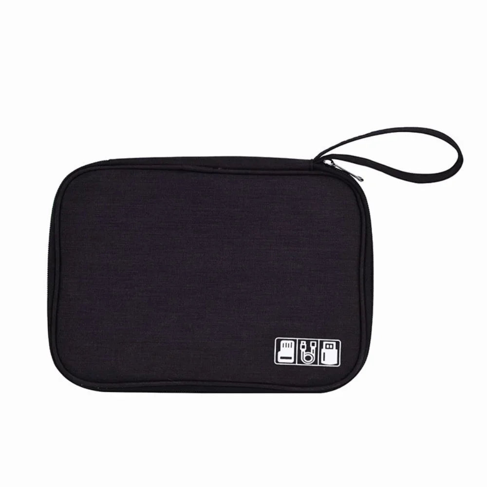 USB Charger Data Cable Storage Bags System Kit Case Cable Phone Earphone Wire Pen Power Bank Electronics Storage Bag Accessories