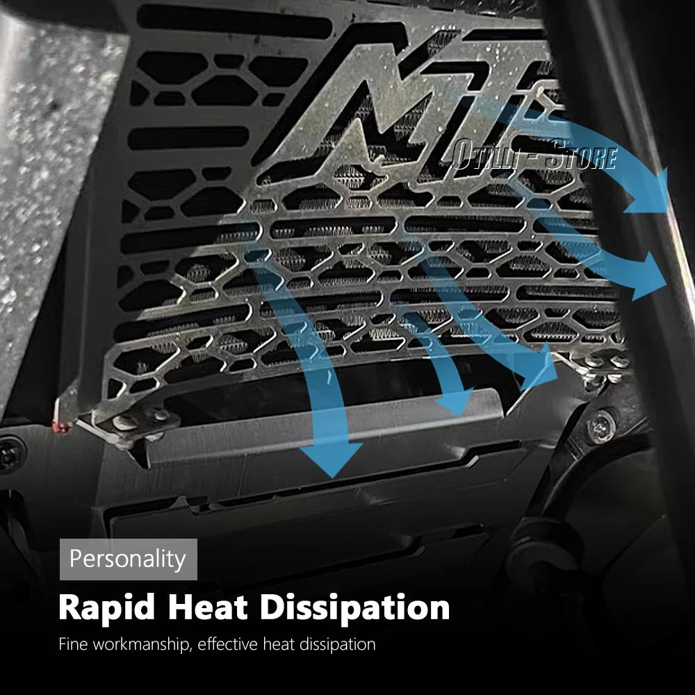 2021 2022 2023 For CFMOTO 800MT 800 MT 800mt 800 mt Motorcycle Black Radiator Grille Guard Oil Cooler Cooling Cover Protection