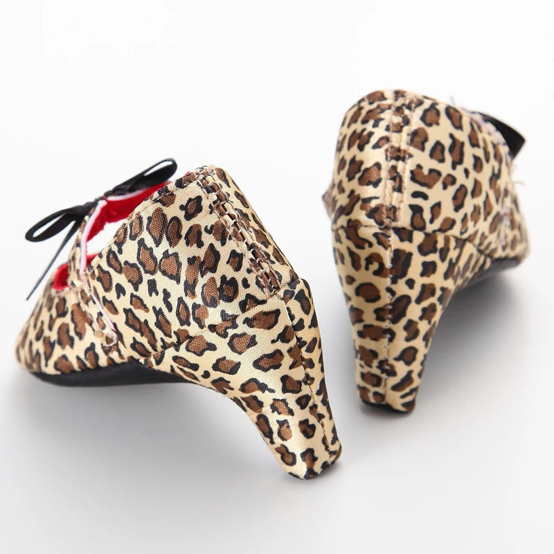 Spring and Autumn Girl Baby Anti slip Children's Shoes Girl Baby Beautiful Bow High Heels Girl Baby High Heels