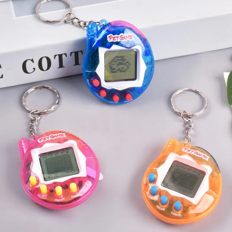 Interactive 3D Virtual Pet Toy - Collector's Edition - Aqua Blue | Perfect Gift for Holidays & Gamers Tamagotchi