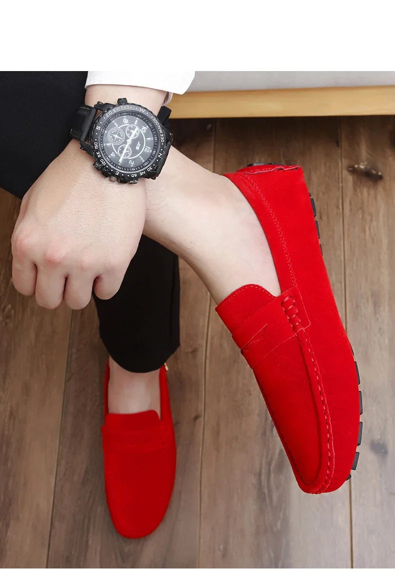 Shoes Men Casual Shoes Fashion Men Shoes Genuine Leather Men Loafers Moccasins Slip on Men Flats Male Driving Shoes