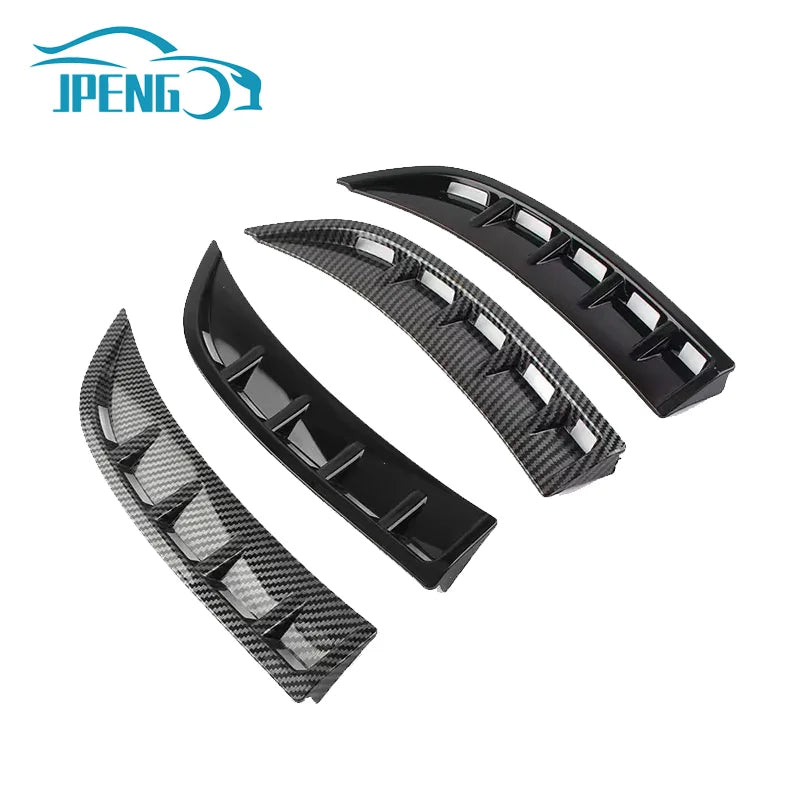 Fit For Mercedes-Benz Accessories C118 CLA180 CLA200 2020+ Front Bumper Canard Side Air Vent Splitter Fins Decorative Cover