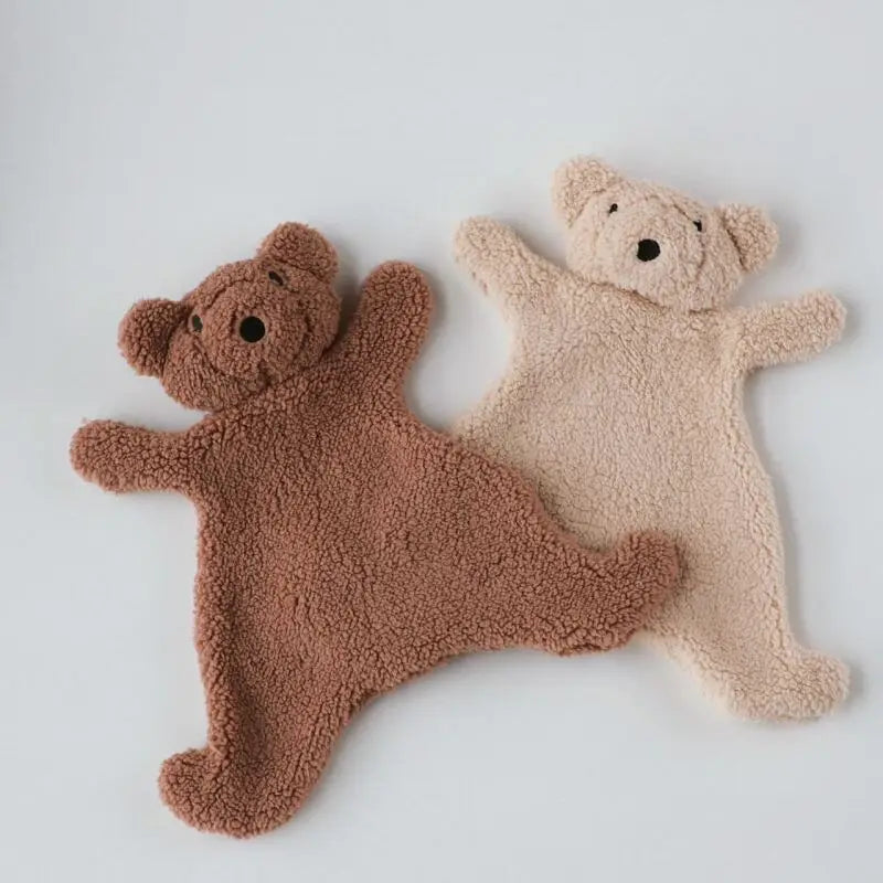1PCS Baby Comfort Towel Cotton Comforter Blanket Soft Newborn Sleeping Dolls Kids Fashion Sleep Toy Soothe Appease Towel Bibs