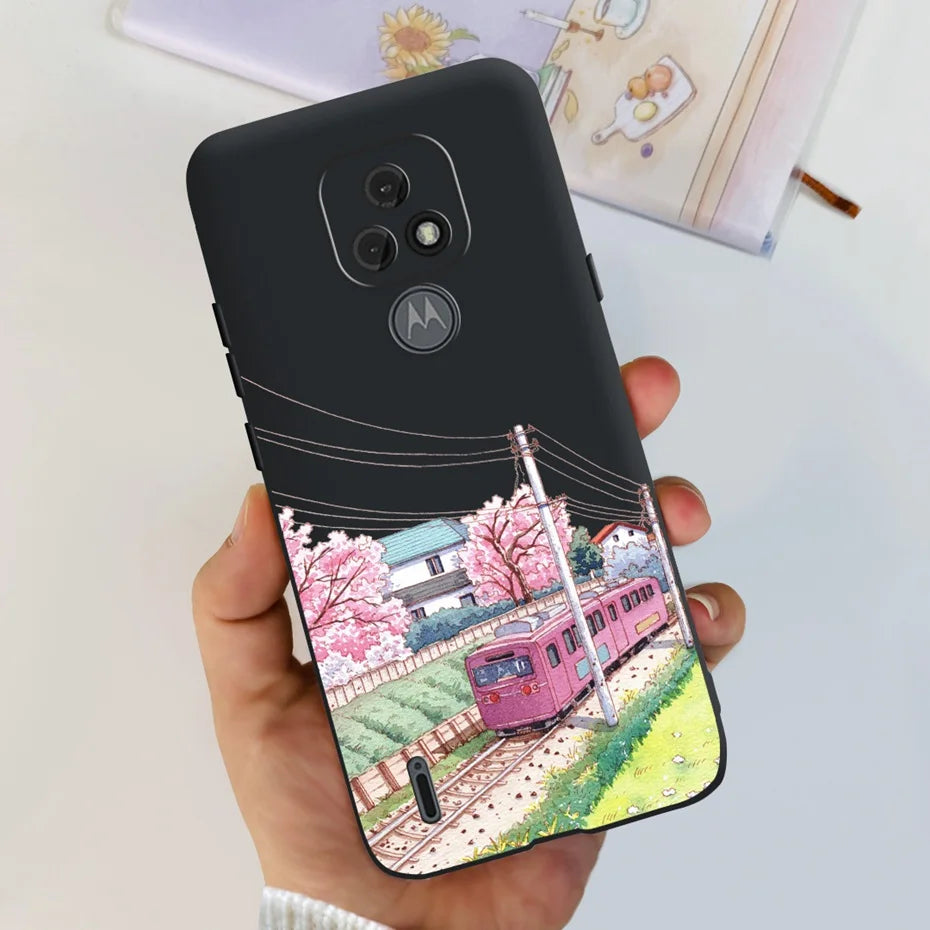 Fashion Phone Case For Motorola Moto E7 / Moto E7 Plus / Moto E7 Power / Moto E7i Power Soft SIlicone TPU Back Cover Bumper