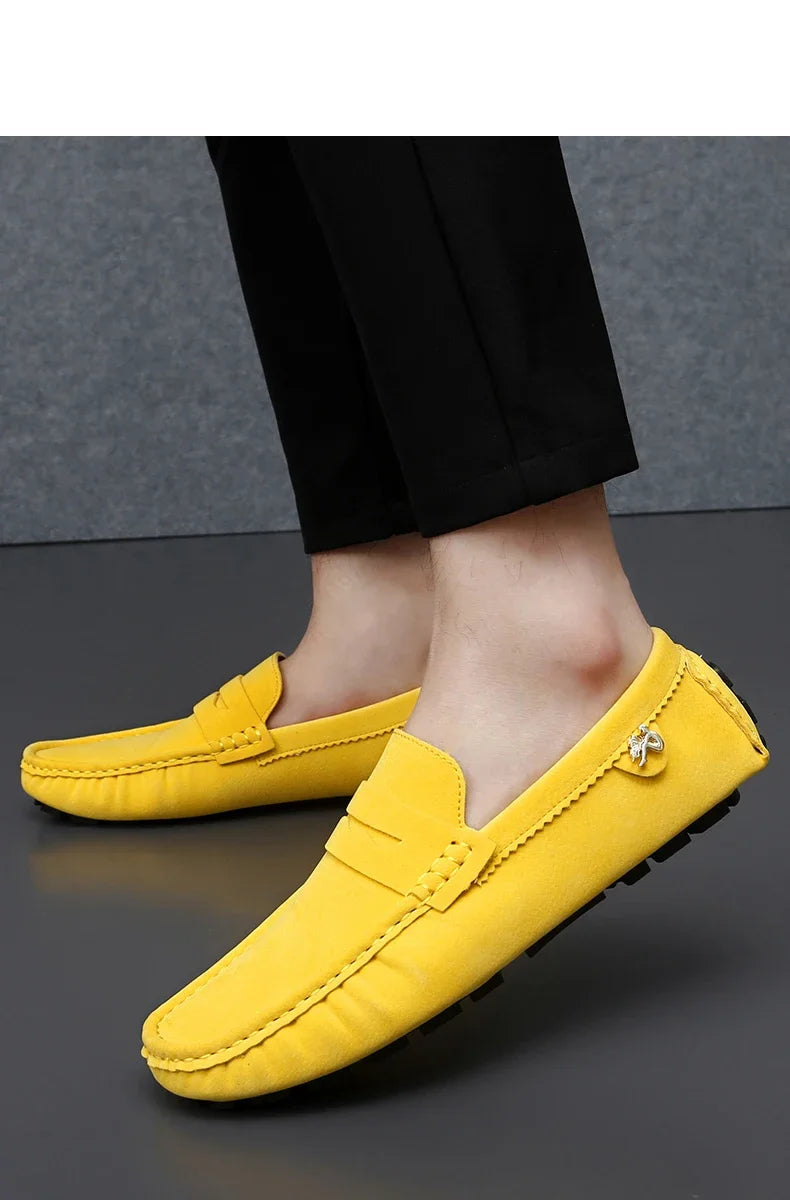 Shoes Men Casual Shoes Fashion Men Shoes Genuine Leather Men Loafers Moccasins Slip on Men Flats Male Driving Shoes
