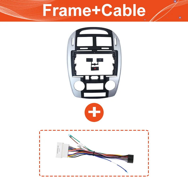 Car accessories 9 Inch Car Frame Fascia Adapter Android Radio Audio Dash Fitting Panel Kit For KIA CERATO 2006-2012