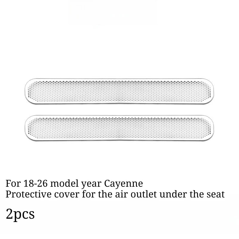 For Rear Seat AC Vent Protective Cover, Anti-Clog Mod Accessory for Porsche Cayenne/Macan