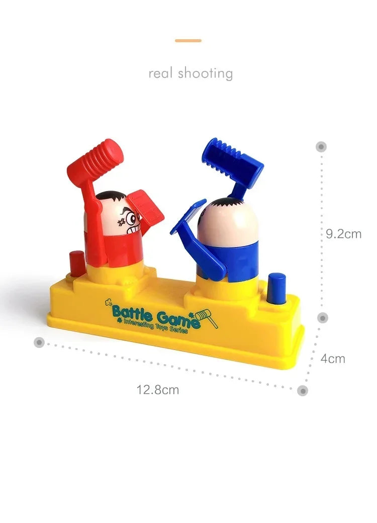 Interactive Parent-Child Hammer Game Toy for Kids Double Battle Fun Dolls for Early Education Gifts for Children's Learning
