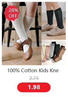 1 Pairs Kids Knee High Long Socks Autumn Winter Warmth Soft Cotton Children School Stocking Black White Stripes Sports Socks
