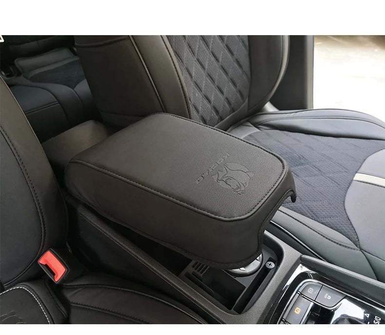 Car Accessories For Skoda Kodiaq 2017-2024 Car Center Console Arm Rest Protection Cushion Armrests Storage Box Cover Pad