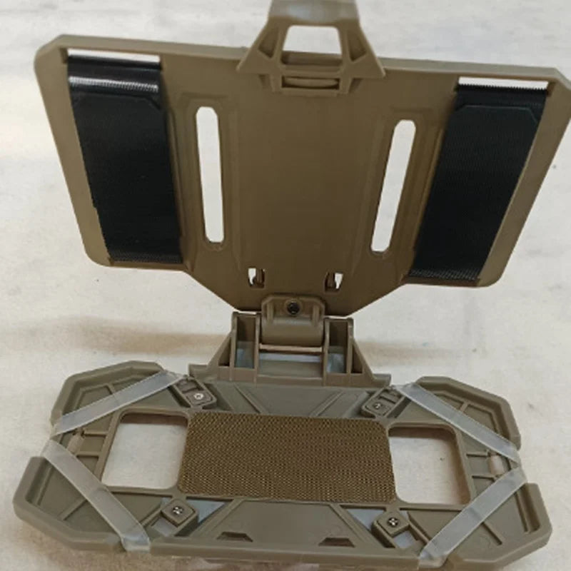 Tactical Navigation Board Foldable Mobile Phone Holder Chest Bag Admin Panel for Hunting Vests Tactical Organizer Accessory