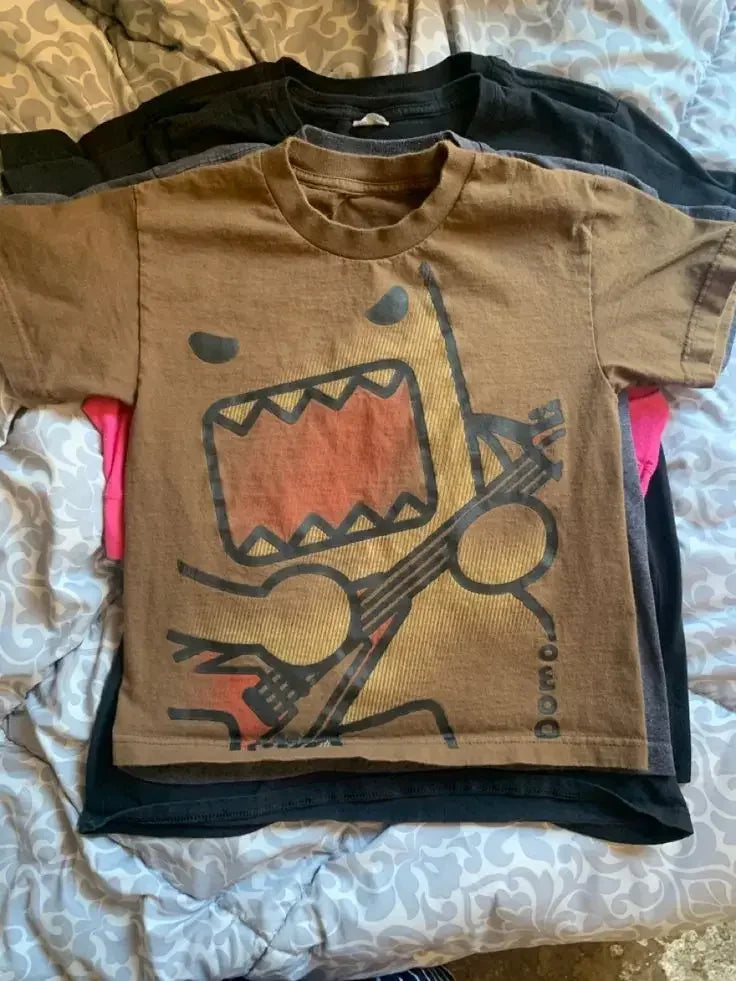 Y2K Kawaii Oversized T-Shirt Men Women Cotton Retro Print Loose Fit Funny Graphic Tee Unisex Matching Summer Trendy Streetwear
