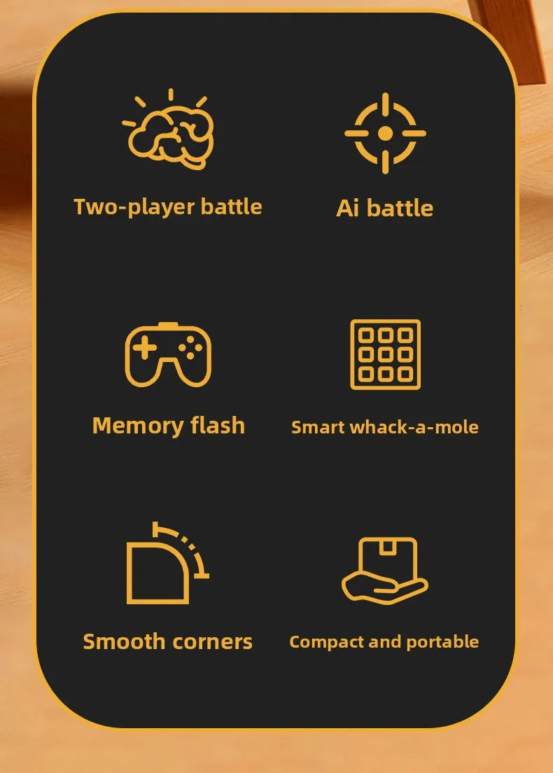Cross-border New AI Smart Interactive Multi-in-1 Board Game | Tic-tac-toe Gomoku | Educational Logic Training Kids Toy