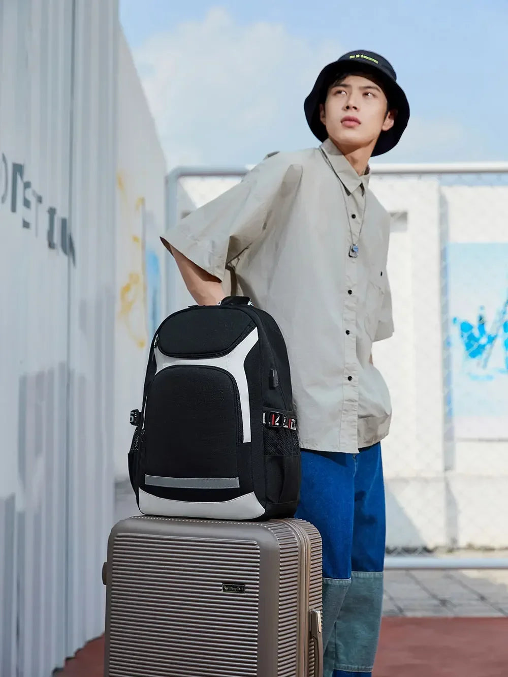 Jurassic World Park Dinosaur Girls Boys Kids School Book Bags USB Teenagers Schoolbags Women Men Laptop Travel Backpack