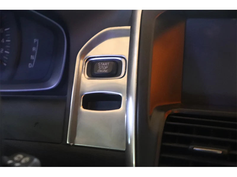 For Volvo XC60 2009-2017 Auto Interior Accessories Center Console AC Dashboard Air outlet Car key Start Panel Trim Cover Sticker
