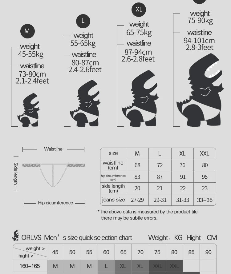 ORLVS Sexy Men Underwear Men Jockstrap Men Briefs Gay Penis Pouch Breathable Mens Bikini Underwear Tanga Thongs Men Jockstrap