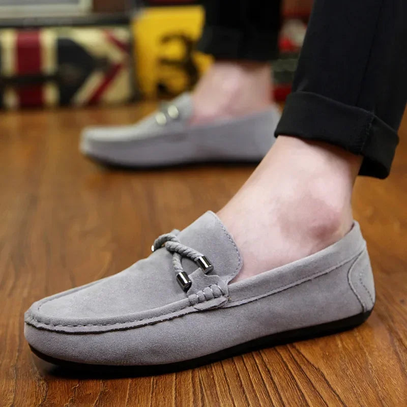 Customizable Men Casual Shoes Fashion Men Shoes Genuine Leather Men Loafers MNX001110