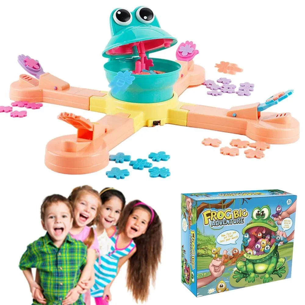 2026 Electric Interactive Frog Toys for Children Party Game Multiplayer Educational Parent-Child Game Kids Birthday Xmas Gifts
