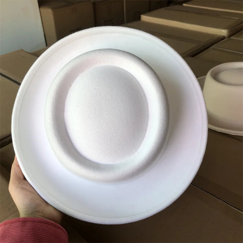 Men's hat Fedora Hat Women's Fashion Autumn and Winter Pork Pie Double Concave Small Brim Men's Jazz Hat Gorras para hombres