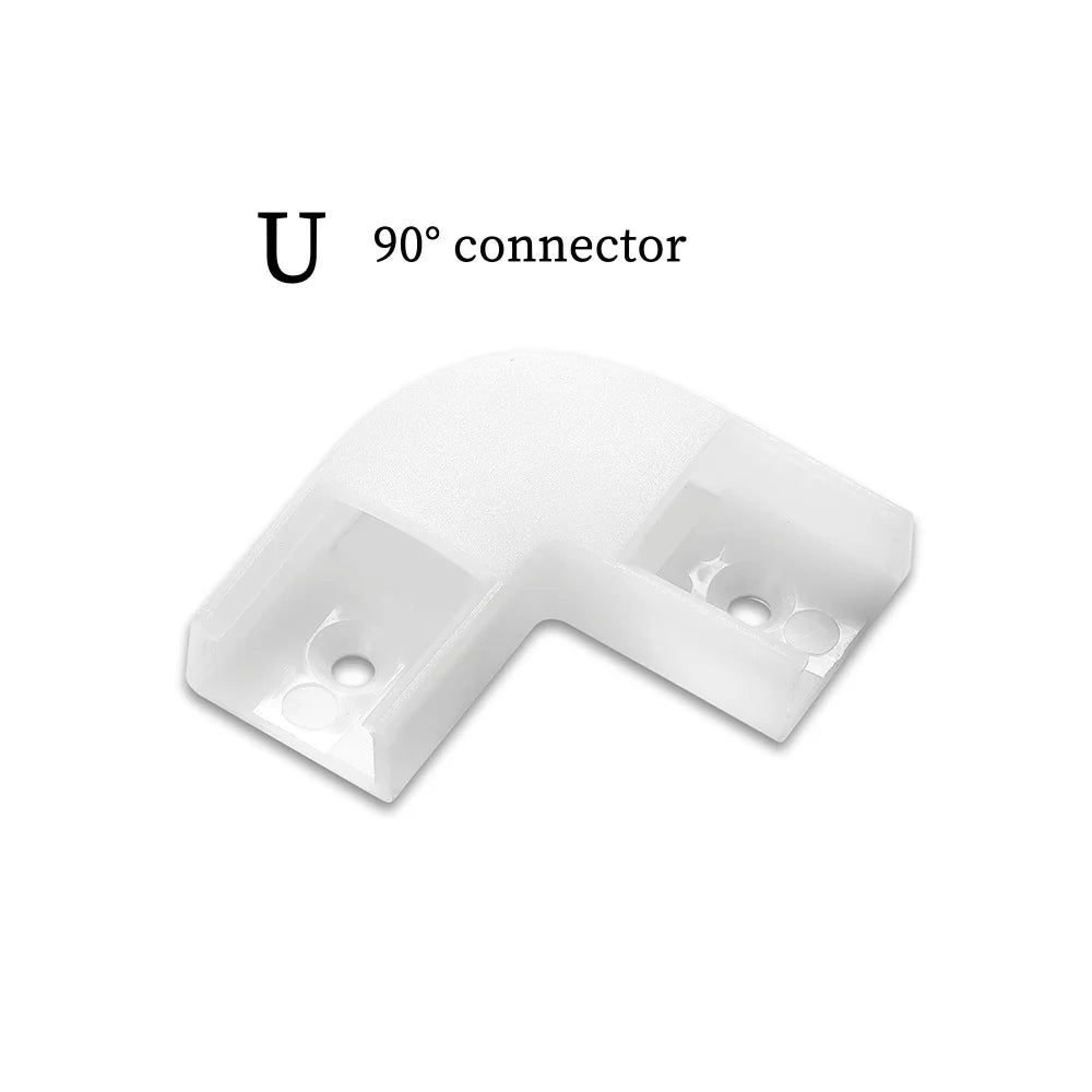 1-30pcs/Lot perfil aluminio led Corner Aluminium Profile Channel Holder for LED Strip Light Bar Cabinet Lamp Kitchen Closet