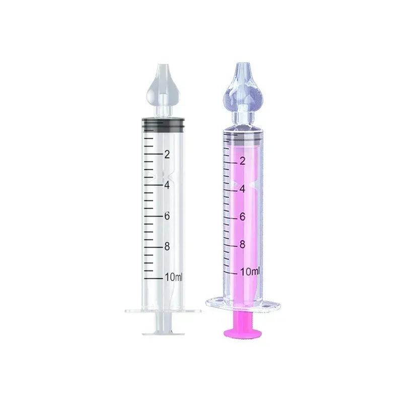 10ML Needle Tube Babies Nasal Aspirator Silicone Baby Nose Cleaner Nose Care Cleaner Rhinitis Washer Newborn Nasal Irrigator