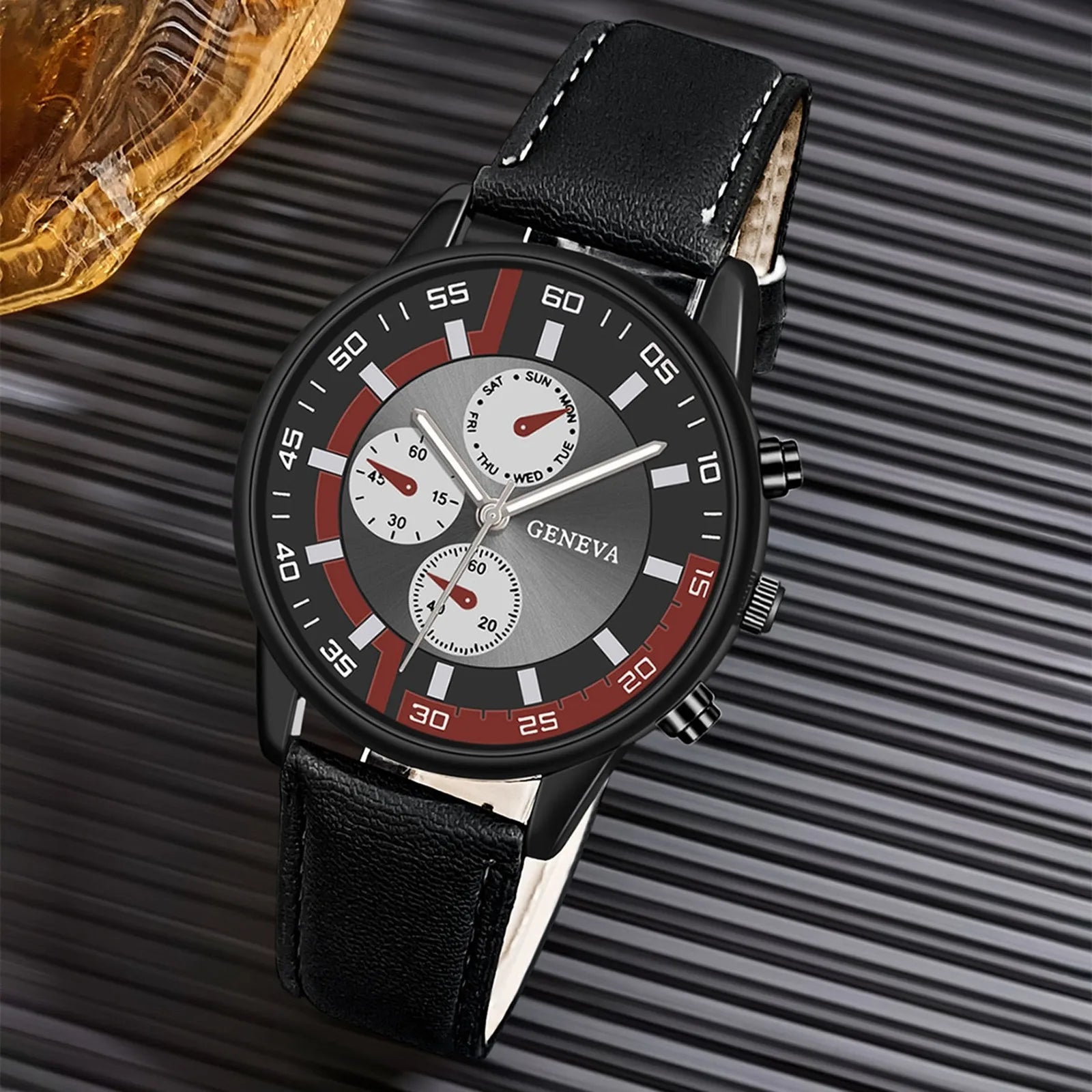Quartz Watches For Men Leather Strap Wristwatches Top Luxury Brand Man Watch Business Men's Clock Gift Reloj Hombres