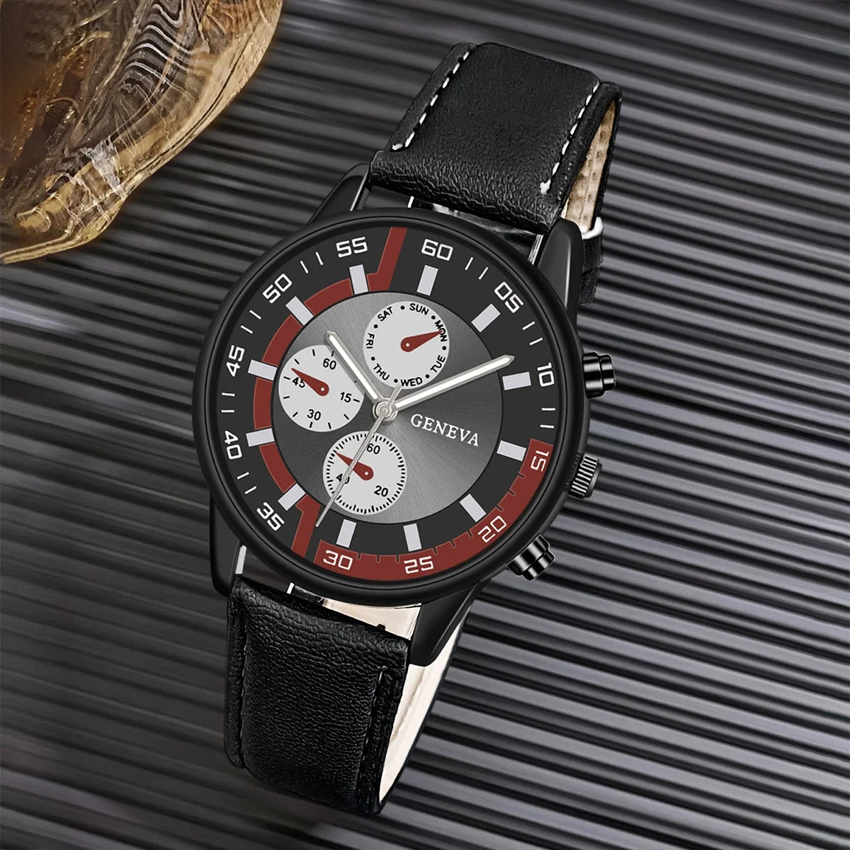 Quartz Watches for Men Leather Strap Wristwatches Relogios Top Luxury Brand Man Watch Business Men Clock Gift Reloj Hombres