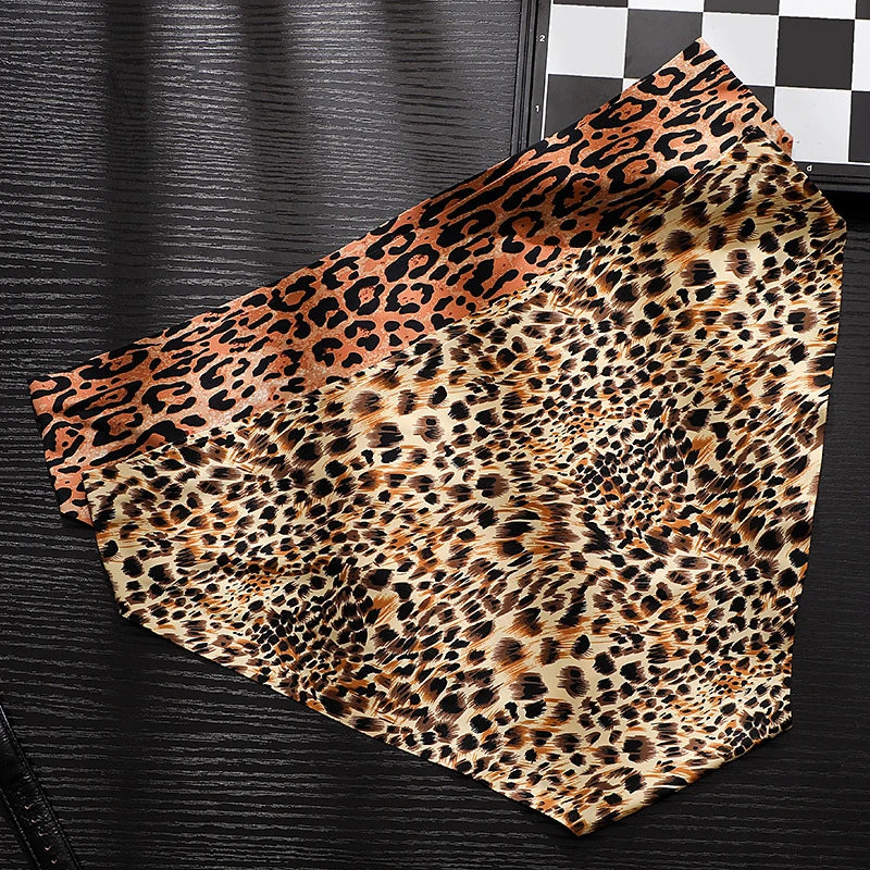 Choice Ropa interior hombre 3D convex pouch calzoncillos hombres leopard print sissy gay man underwear ice silk sexy tоy mens