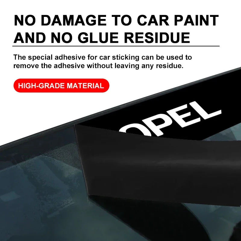 Car Front Rear Windshield Decoration Accessories Stickers For Opel Astra j Insignia Astra g Corsa Zafira b Mokka Vivaro Meriva