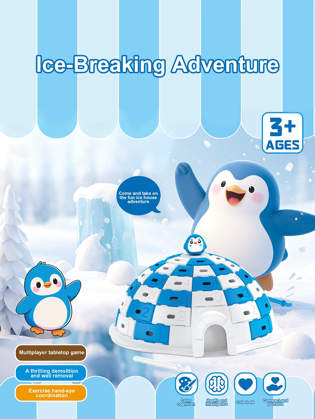 Children's Ice Breaking Challenge Toys Puzzle Hands on Brainstorming Desktop Games Parent Child Interaction Gifts