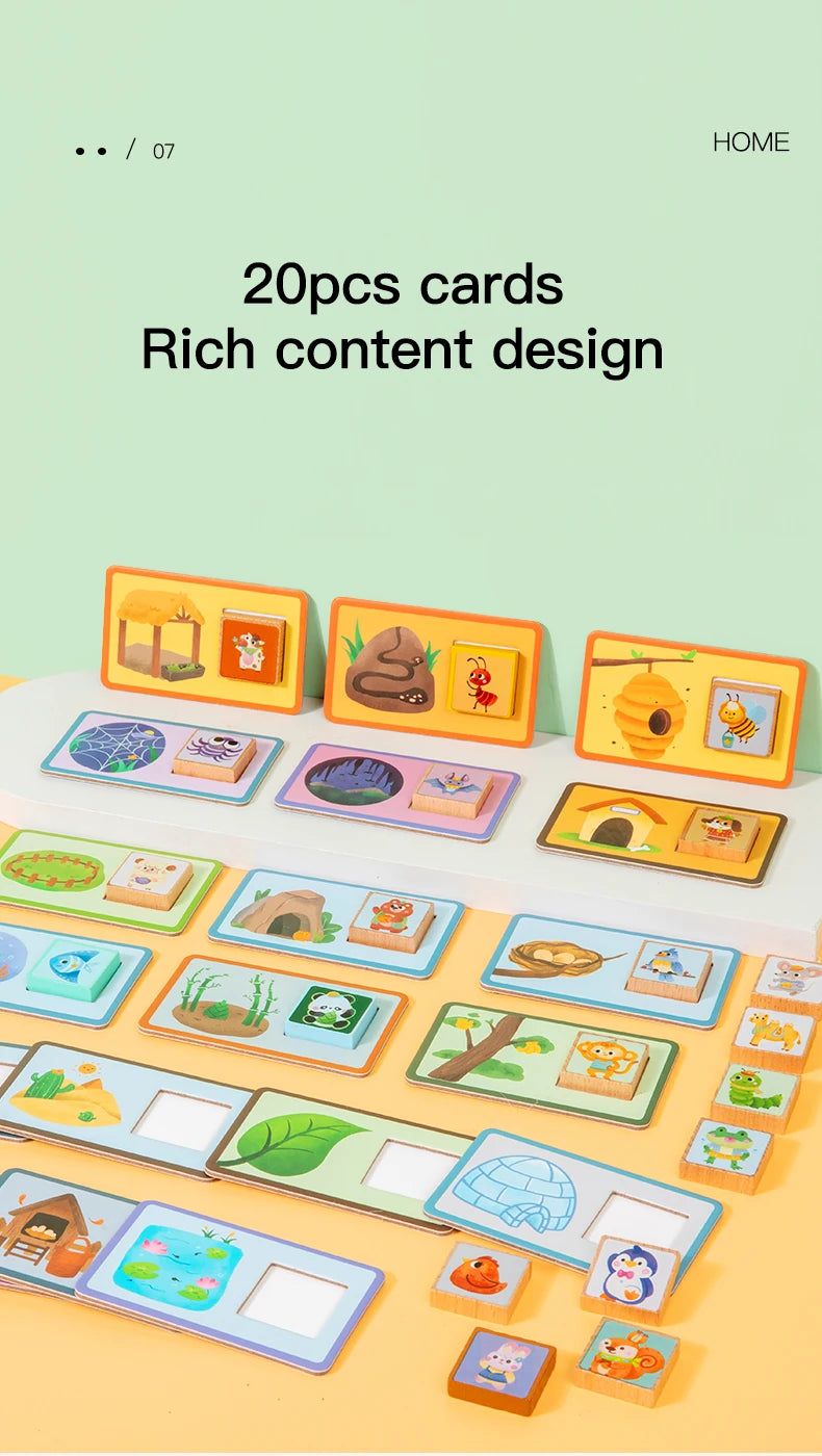 Paired Toys Parent-Child Interactive Teaching Tools Designed To Develop Observation Concentration And Logical Thinking Skills