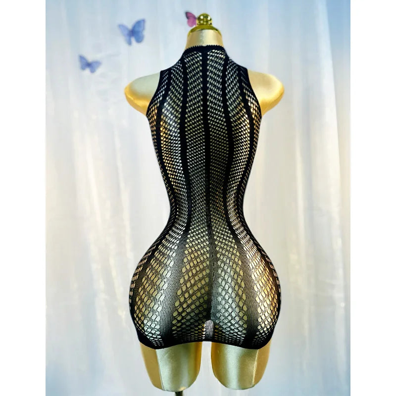 Sexy Cover Up Hollow Out Fishnet Dress without Bikini Summer Holiday DS054