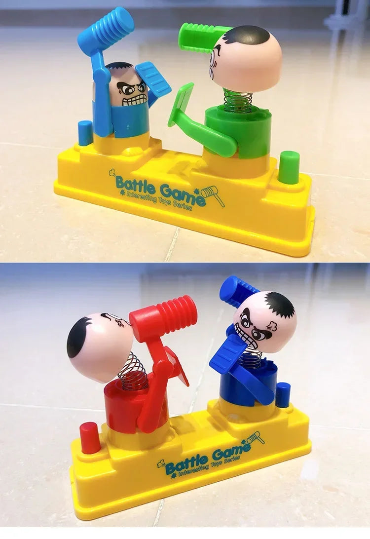 Interactive Parent-Child Hammer Game Toy for Kids Double Battle Fun Dolls for Early Education Gifts for Children's Learning
