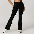 Flared Pants Women Yoga Bell-bottoms Tight Lifting Dance High Waist Tights Sport Pants Gym Running Breathable Fitness Leggings