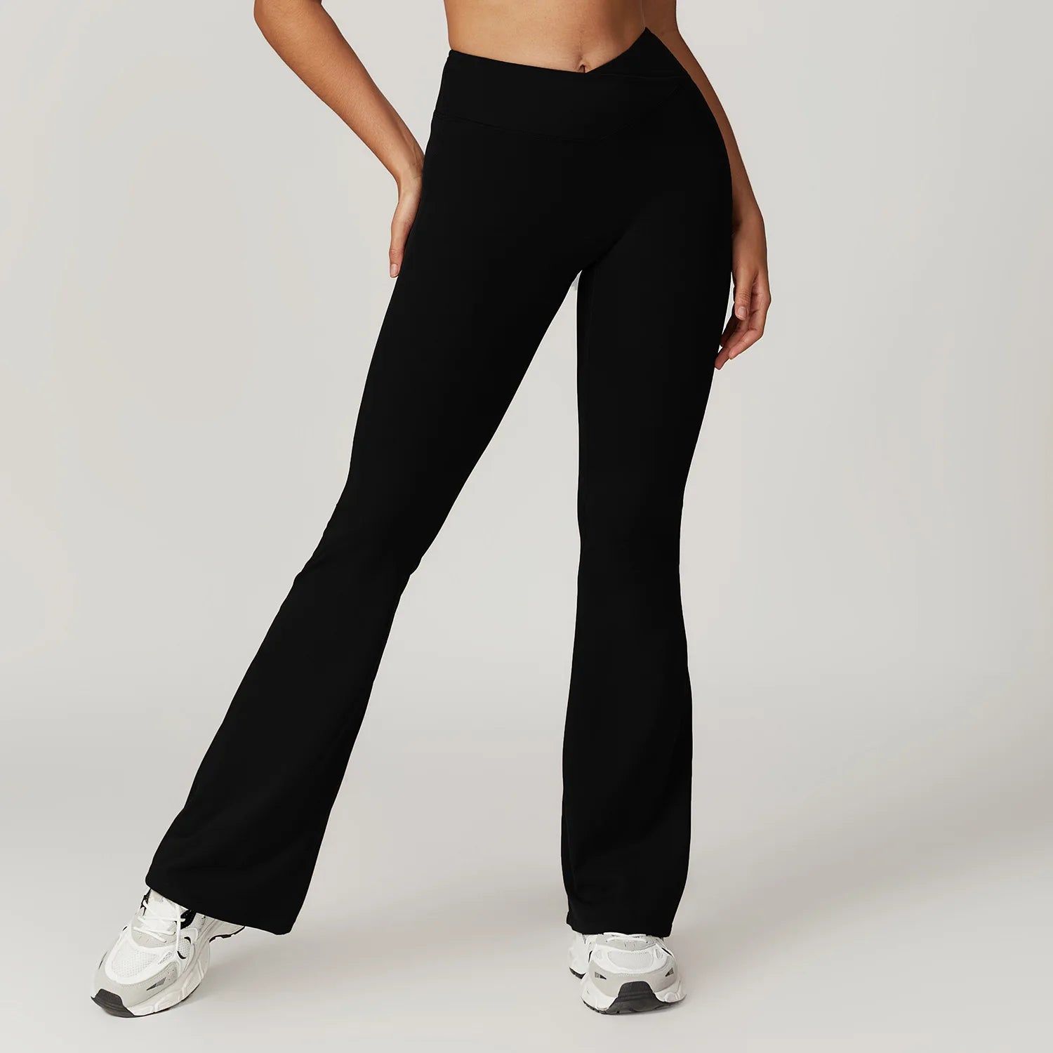 Flared Pants Women Yoga Bell-bottoms Tight Lifting Dance High Waist Tights Sport Pants Gym Running Breathable Fitness Leggings