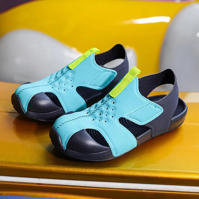 Classic Baby Boys Sandals Summer Kids Girls Beach Sandals Breathable Candy Color Sport Sandals for Toddler Baby Shoes Size 22-33