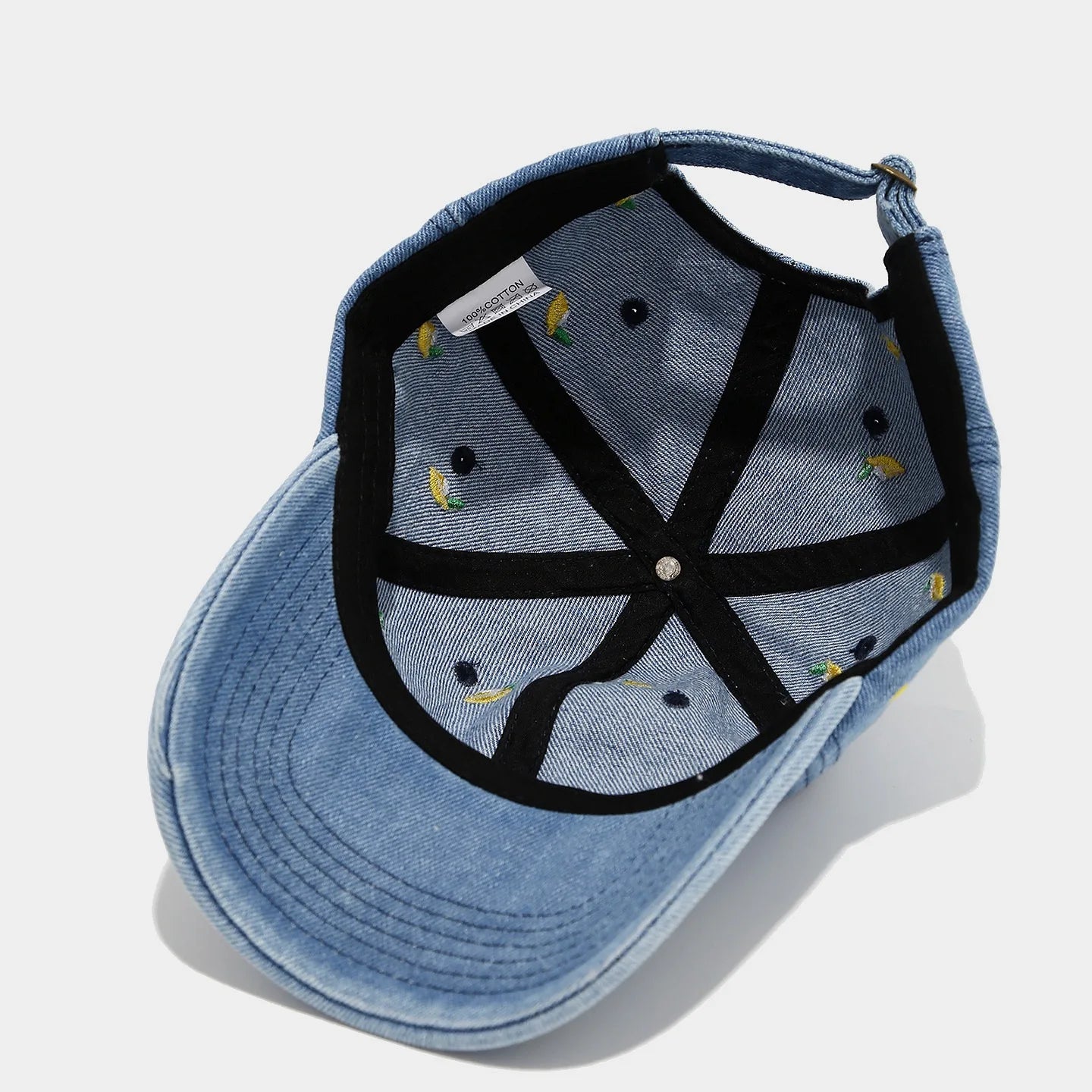 Lemon Summer Blue Denim Baseball Caps for Men Luxury Brand Women Hat Street Trucker Cap Outdoor Golf Hats Gorras Para Hombres