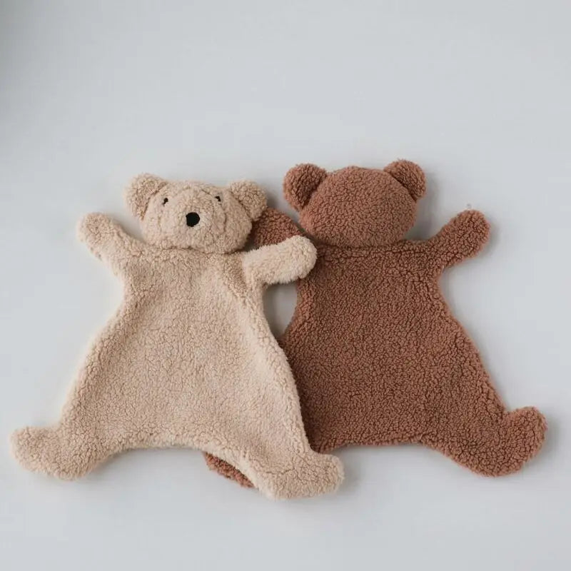 1PCS Baby Comfort Towel Cotton Comforter Blanket Soft Newborn Sleeping Dolls Kids Fashion Sleep Toy Soothe Appease Towel Bibs