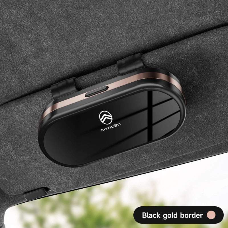 Car Sun Visor Sunglasses Case Glasses Holder Clip For Citroen C4 C3 C2 C1 DS3 Berlingo Xsara Picasso Car Accessories Glasses Box