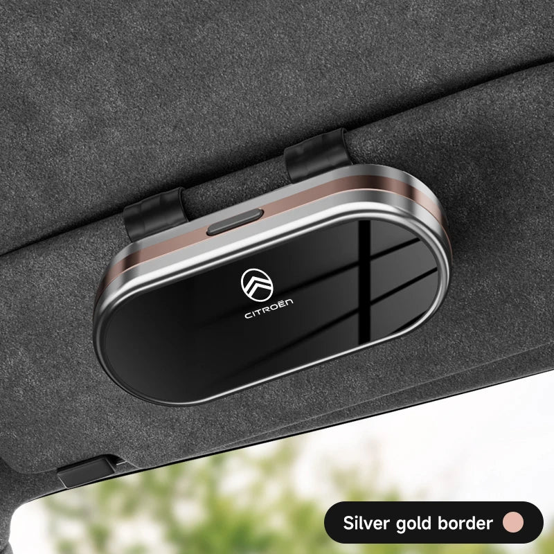 Car Sun Visor Sunglasses Case Glasses Holder Clip For Citroen C4 C3 C2 C1 DS3 Berlingo Xsara Picasso Car Accessories Glasses Box