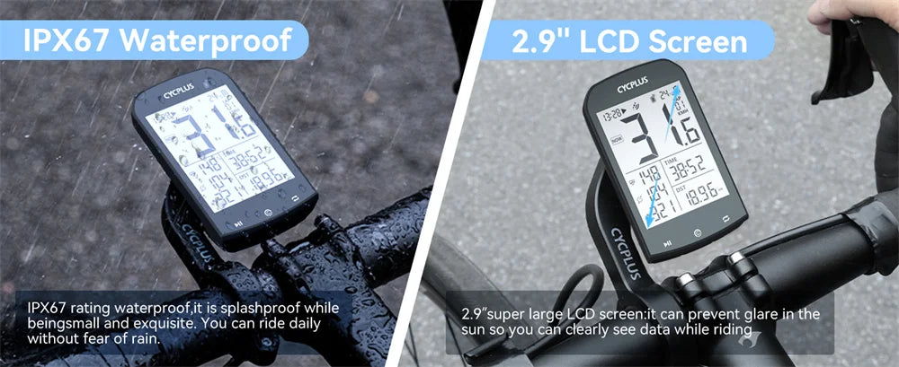 GPS Bike Computer Wireless CYCPLUS M1 Waterproof Speedometer Odometer ANT+ Bluetooth5.0 Cycling Bicycle Accessories