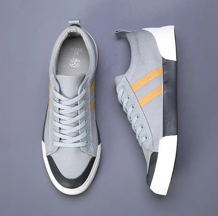 Vulcanize Shoes Men Breathable Leisure Shoes For Men Lightweight Flat Casual Canvas Sneaker Men zapatos
