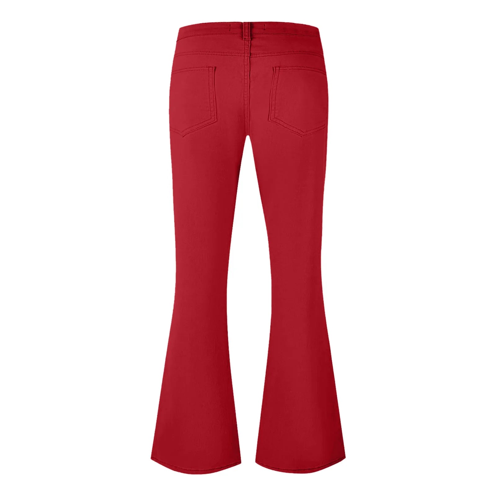 Flare Pants Men Spring Solid Color Daily Simple Classic Trousers Chic Comfortable Hip Hop Mopping Bottoms Disco Flared Pants